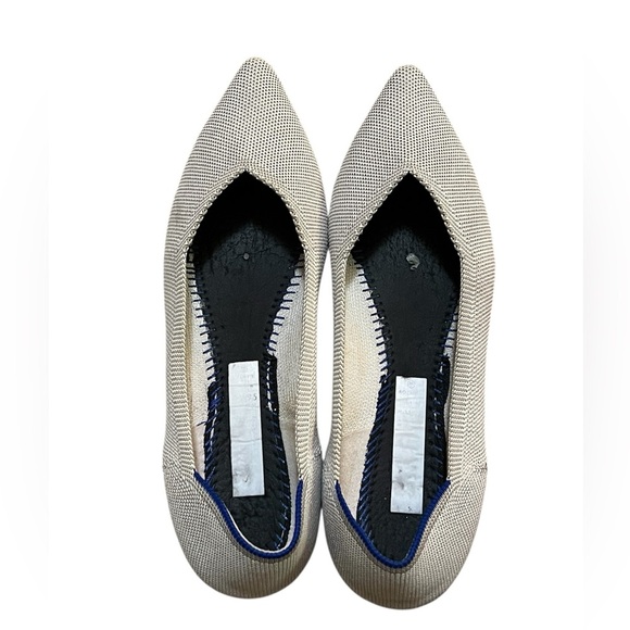 Rothy’s women’s the point light gray ballet flat shoes - Picture 3 of 9
